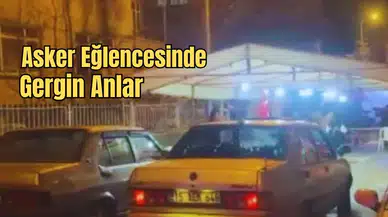 Burdur’da Asker Eğlencesinde Gerginlik