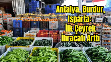 Batı Akdeniz’den 736 Milyon Dolarlık İhracat