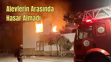 Gazipaşa’daki Eşyalar Kül Oldu, Kur’an-ı Kerim Zarar Görmedi