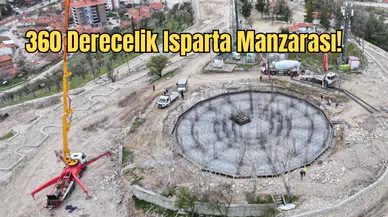 Isparta’da Çünür Tepesi Yeniden Canlanıyor