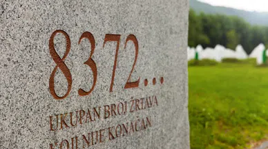 Başkandan, Srebrenitsa mesajı