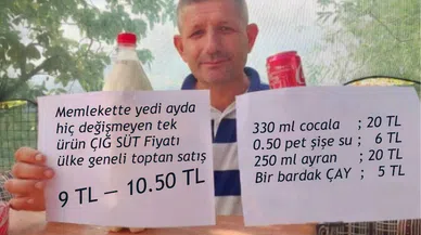 Çiğ süt fiyatları 7 aydan beri yerlerde sürünüyor