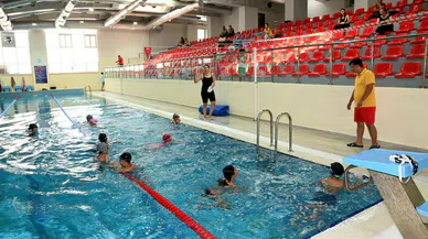 Manavgat’ta yüzme kursu