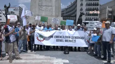 Tüm Emeklilerin Sendikası, Emekli Maaşlarındaki Zammı Protesto Etti