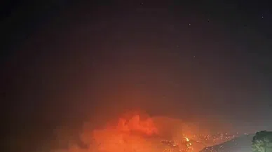 Türk uçakları komşuya su taşıdı