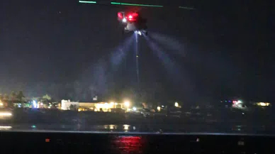 Kemer’de alevler tekrar yükseldi, gece görüşlü helikopterler devrede  