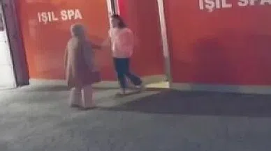 Kocasının gittiği masaj salonunu bastı