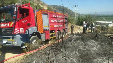 İNCİRLİOVA’DAKİ YANGINI KONTROL ALTINA ALINDI