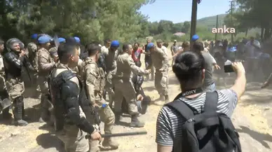 AKBELEDEN'DE JANDARMADAN SERT MÜDAHALE