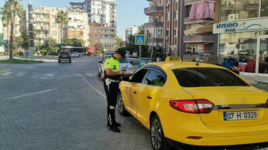   Alanya’da ticari taksilere ceza yağdı