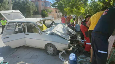 Freni patlayan araç felakete sebep oldu