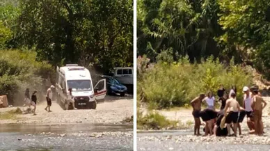 Irmağa giren şahıs boğularak yaşamını yitirdi