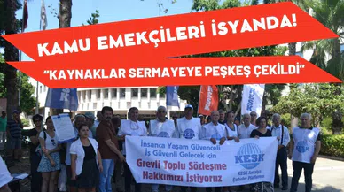 Kamu emekçileri isyanda!  “KAYNAKLAR SERMAYEYE PEŞKEŞ ÇEKİLDİ”
