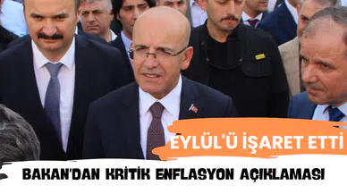 Bakan Şimşek'ten enflasyona ilişkin kritik açıklama