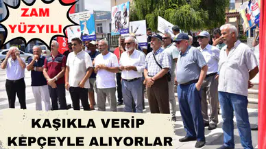 “Çay kaşığı ile verip kepçeyle alıyorlar”