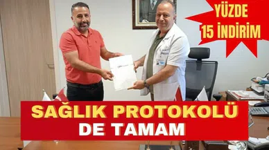 Sağlık protokolü de tamam 
