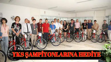 YKS şampiyonlarına hediye  