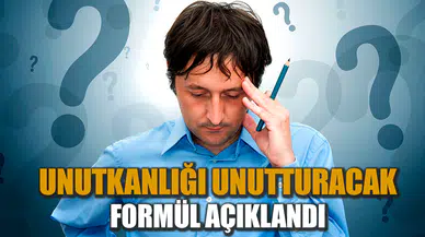 Unutkanlığı unutturacak formül açıklandı