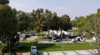 Karavan tutkunları Antalya’da mutlu