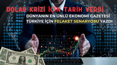 Dünyanın en ünlü ekonomi gazetesi Türkiye için felaket senaryosu yazdı: Dolar krizi için tarih verdi
