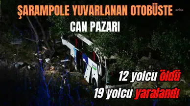 ŞARAMPOLE YUVARLANAN OTOBÜSTE CAN PAZARI