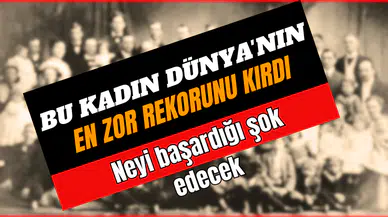 Bu 'anne' dünyanın en zor rekorunu kırdı
