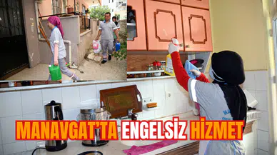 Manavgat’ta engelsiz hizmet