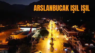 Arslanbucak yeni aydınlatma ile ışıl ışıl