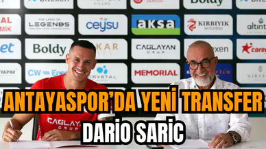 Antayaspor’da yeni transfer Dario Saric