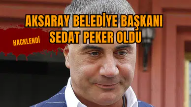 Aksaray Belediye Başkanı Sedat Peker oldu