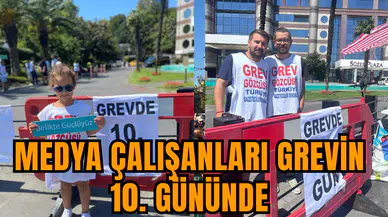 Medya çalışanları grevin 10. gününde