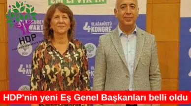 HDP'nin yeni Eş Genel Başkanları belli oldu