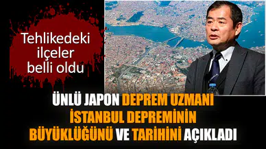 İstanbul depreminin büyüklüğü ve tarihi açıklandı