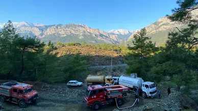 Orman yangınına hızlı müdahale