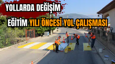 Eğitim yılı öncesi yol çalışması