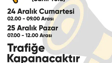 Akdeniz Bulvarı araç trafiğine kapatılacak