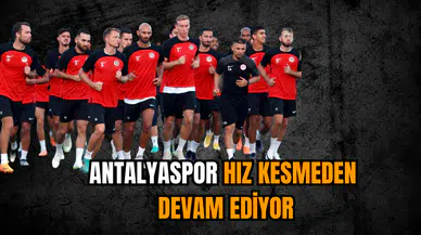Antalyaspor hız kesmeden devam ediyor