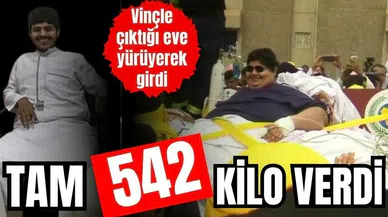 542 kilo veren adamın zayıflama sırrı