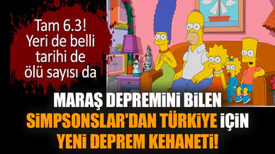 Simpsonslar'dan Türkiye için yeni deprem kehaneti!