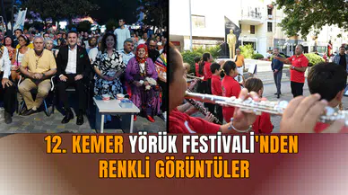 12. Kemer Yörük Festivali'nden renkli görüntüler