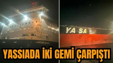 Yassıada Açıklarında İki Gemi Çarpıştı