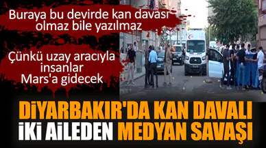 Diyarbakır'da kan davalı iki aileden medyan savaşı