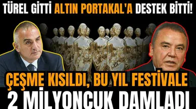 TÜREL GİTTİ ALTIN PORTAKAL'A DESTEK BİTTİ!
