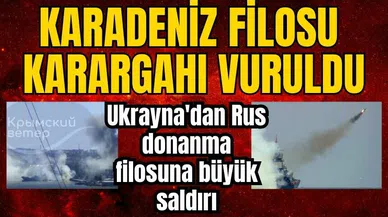 Kırım'da Rus Karadeniz Donanması'nın karargahına füze saldırısı