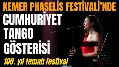 Kemer’de Phaselis Festivali dolu dolu