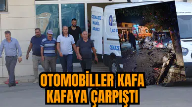 Otomobiller kafa kafaya çarpıştı: 1 ölü, 1 yaralı 