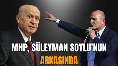 MHP Süleyman Soylu'nun arkasında