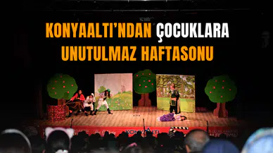 Konyaaltı’ndan çocuklara unutulmaz haftasonu