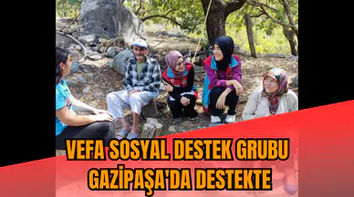 Vefa Sosyal Destek Grubu, Gazipaşa'da destekte