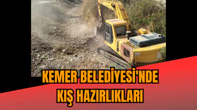 Kemer Belediyesi'nde kış hazırlıkları